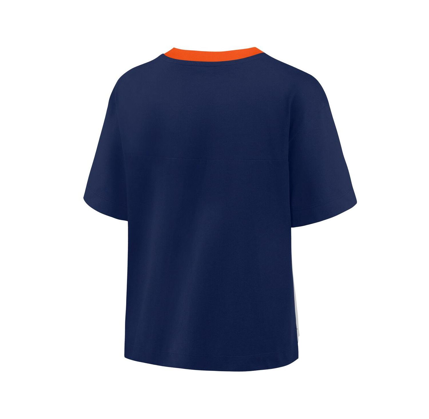 Women's Navy/Graphite Houston Astros Oversized Race to Win V-Neck T-Shirt