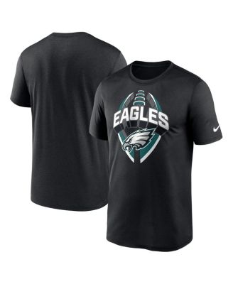 Nike - Men's Black Philadelphia Eagles Legend Icon Performance T-Shirt