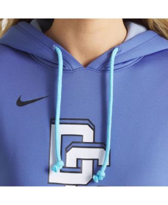 Women's Blue Washington Nationals 2025 City Connect Authentic Collection Performance Pullover Hoodie