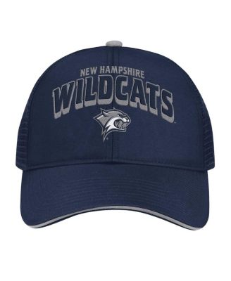 Men's Navy New Hampshire Wildcats Wyatt Primary Team Trucker Adjustable Hat