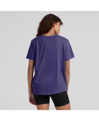 Women's Purple Clemson Tigers Local Script T-Shirt