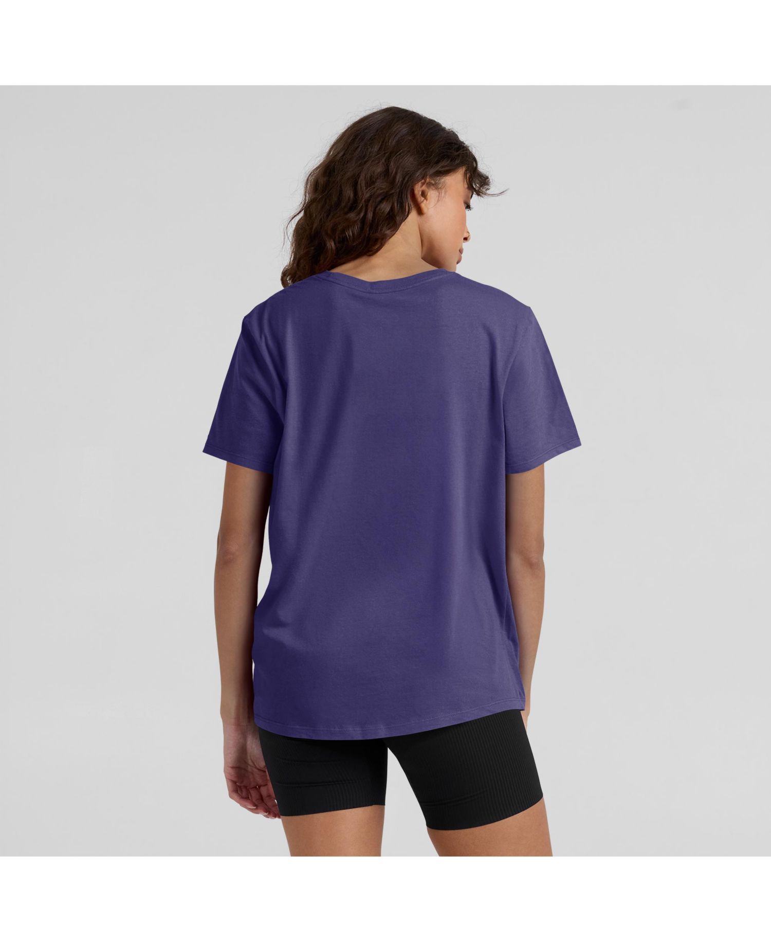 Women's Purple Clemson Tigers Local Script T-Shirt