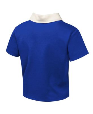 Big Girls 2-Piece Royal Chicago Cubs Base Trainer Johnny Polo and Skort Set