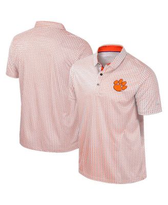 Colosseum - Men's Orange Clemson Tigers Big Tall Marty Rival Polo Shirt