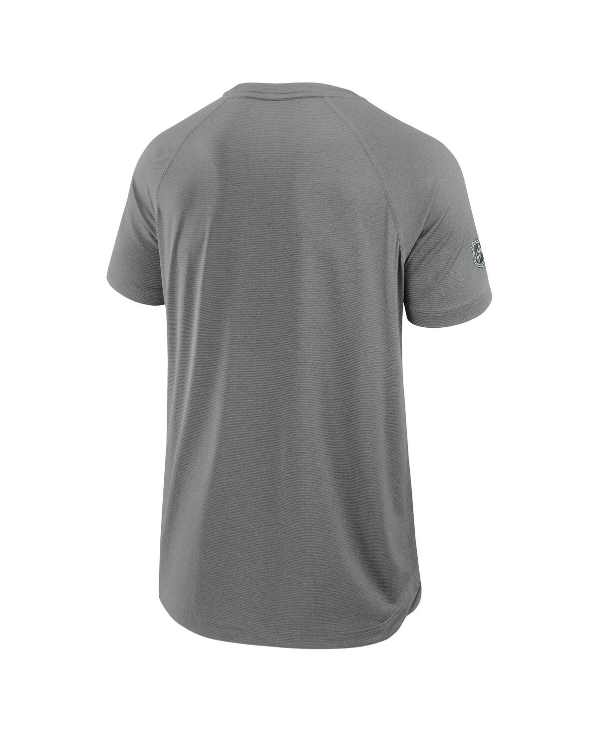Fanatics Men's Heather Gray Vegas Golden Knights 2025 Stanley Cup Playoffs Authentic Pro Rink Performance T-s
