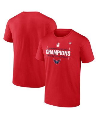 Fanatics - Men's Red Washington Capitals 2025 Metropolitan Division Champions T-Shirt