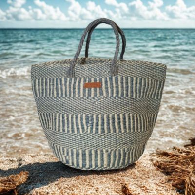 Calm Handmade Sisal African Tote Basket Bag