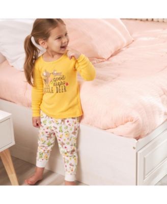 Baby Girls 4-Piece Snug Fit Cotton Pajamas