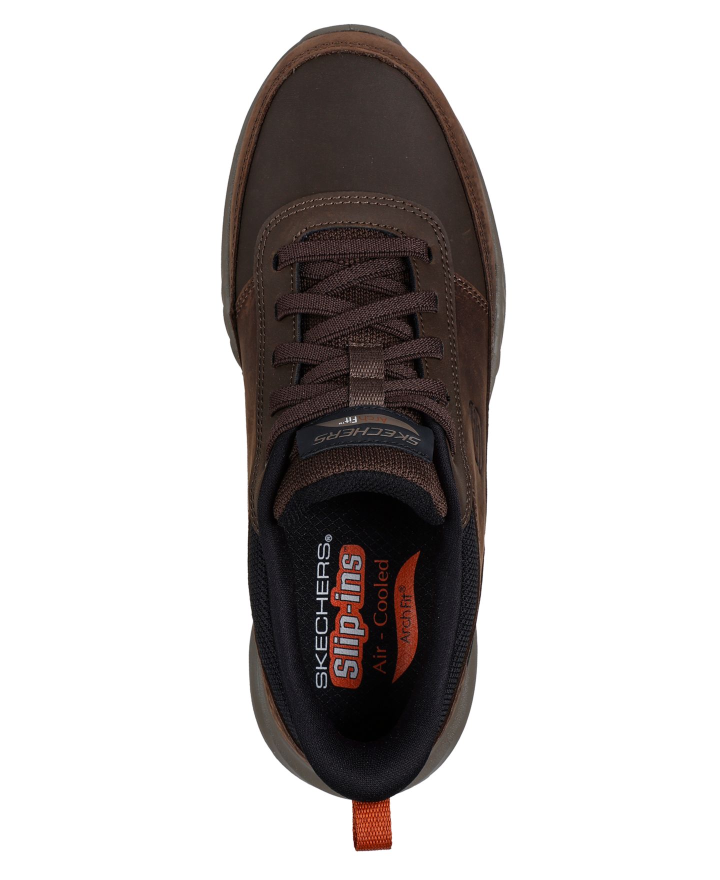 Мужские кроссовки Skechers Slip-Ins: Arch Fit Orvan Moxley Walking, цвет: Какао — фото 5