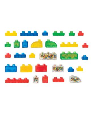 Jelly Blox Stash 'N Stack Blocks in 2-in-1 Storage Set