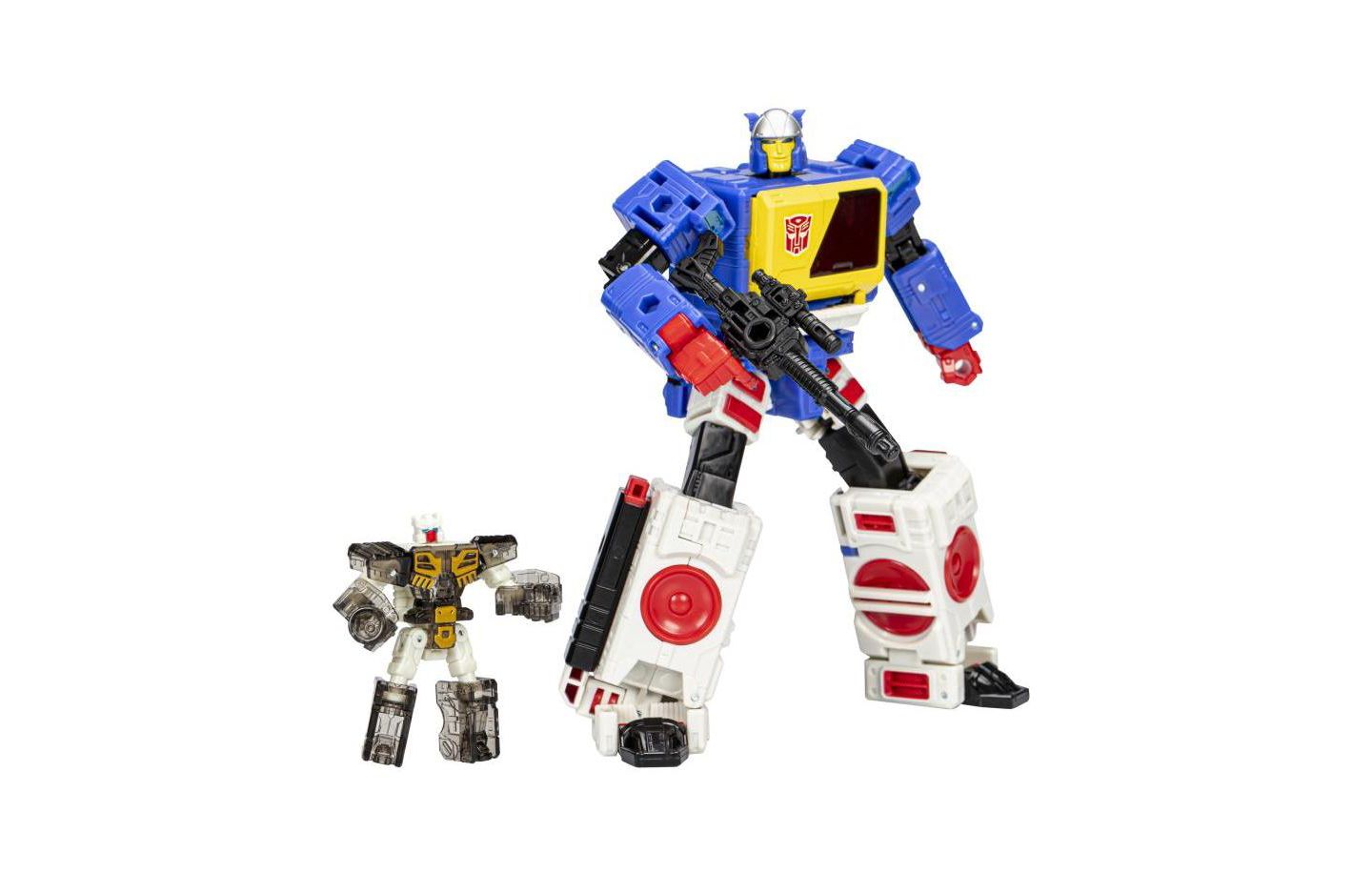 Детские фигурки Transformers Twincast and Rewind Voyager Class 7.0" 2-Piece Action Figures, Ages 8+ — фото 1
