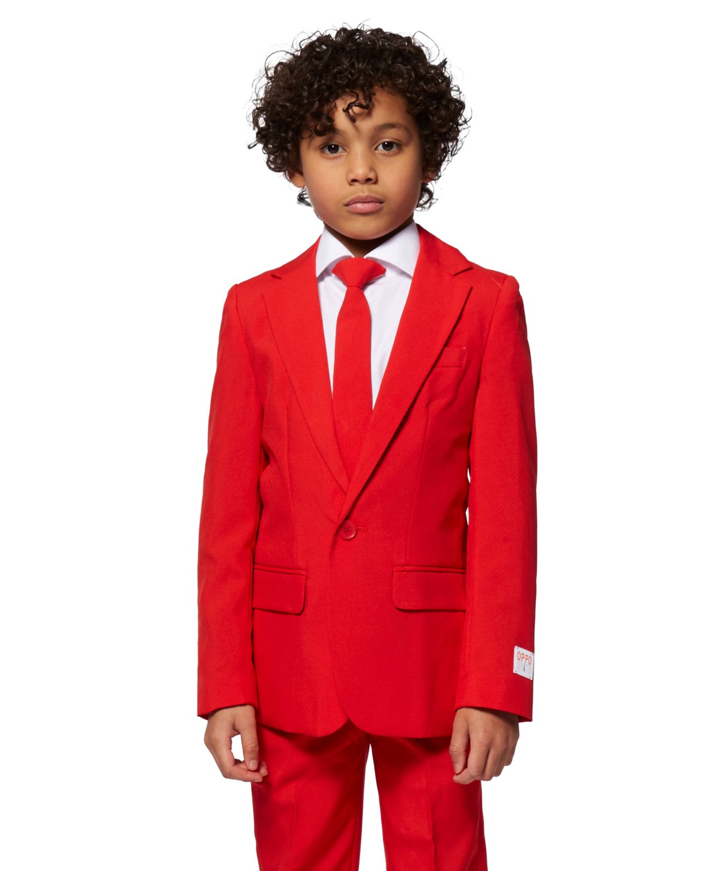 Детский костюм-тройка OppoSuits Devil однотонный, для мальчиков — фото 6