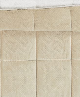 Basket Carved Softness 3-Pc. Comforter Set, Full/Queen