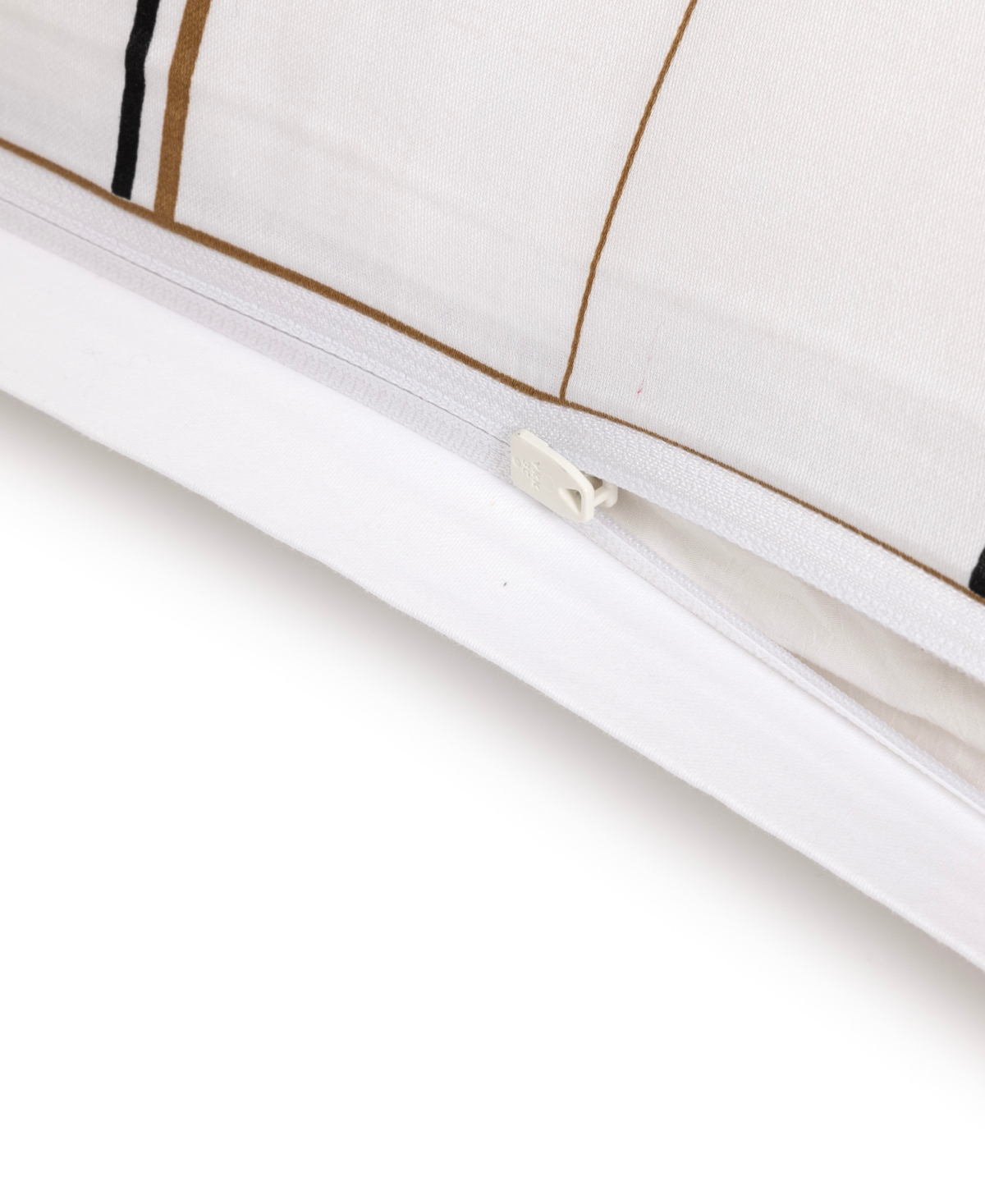 Boss Home By Hugo Boss Check 3-pc. Duvet Cover Set, King In White