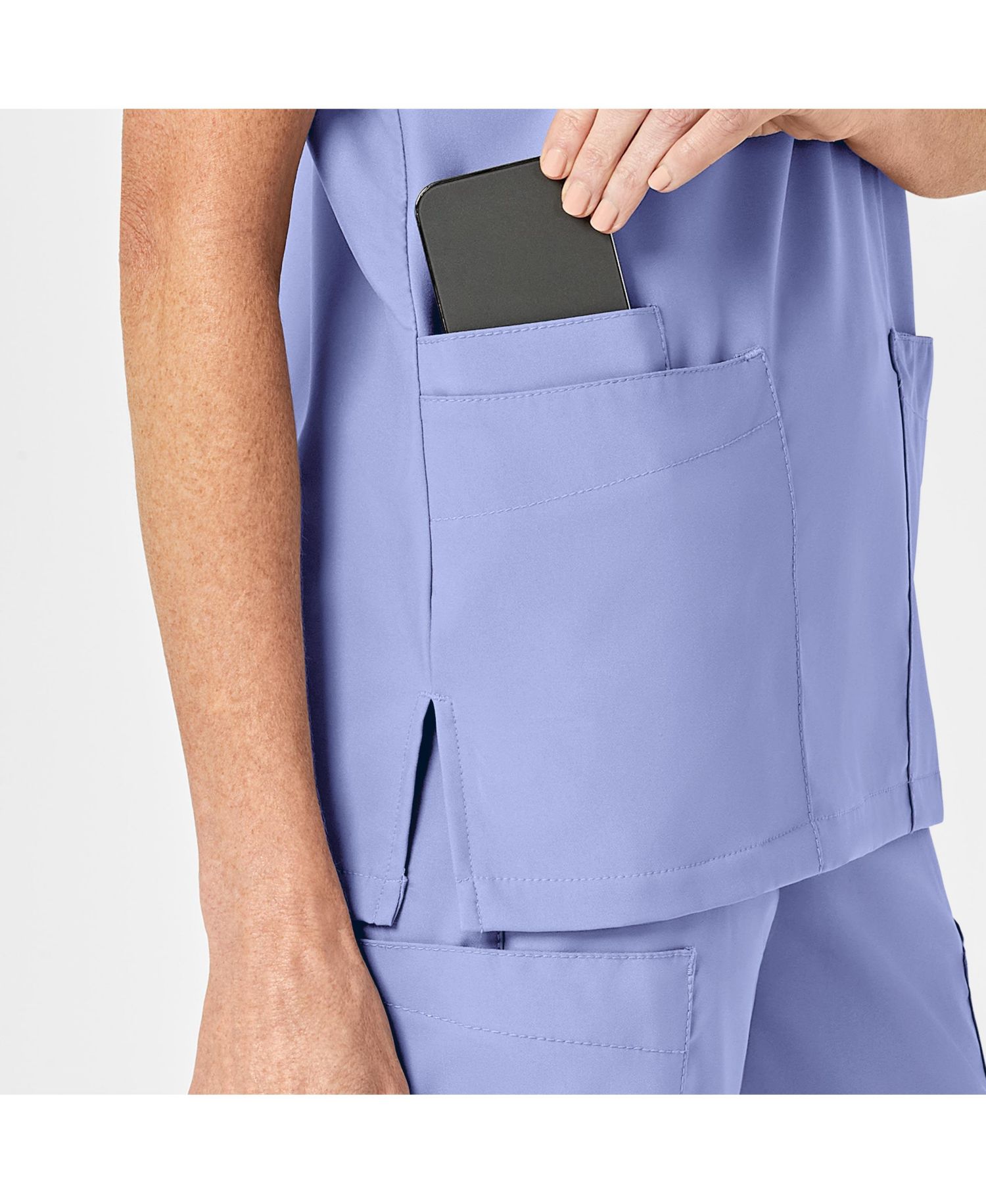 Women's W123 Unisex 4 Pocket Utility Scrub Top