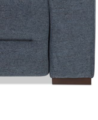 Nevio 5-Pc. Fabric Power Headrest Sectional with 1 Power Motion Chair