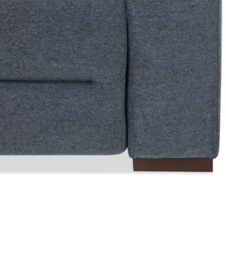 Nevio 6-Pc. Fabric Power Headrest Sectional with 3 Power Motion Chairs