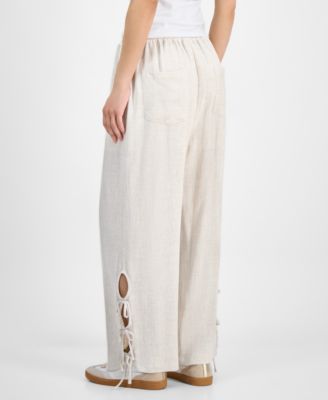 Women's Cutout Drawstring Pants, Exclusively at Macy's