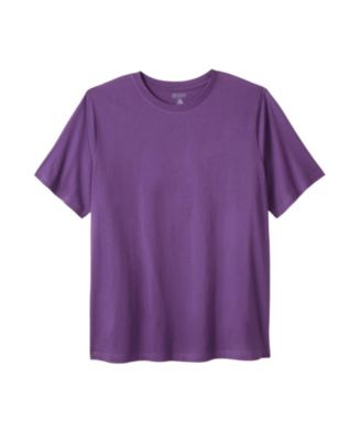 Men's Big and Tall Shrink-Less Lightweight Crewneck T-Shirt