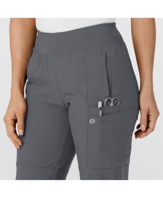 Plus Size W123 Comfort Waist Cargo Jogger Scrub Pant