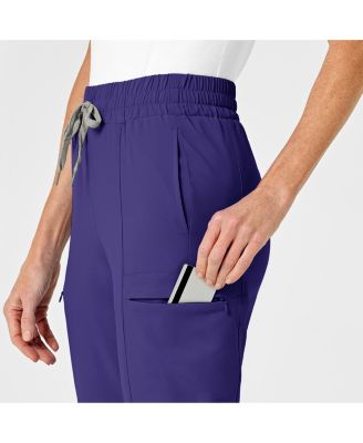 Plus Size RENEW High Waist Slim Leg Scrub Pant