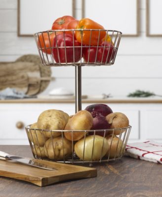 Gourmet Basics Geneva 2-Tier Basket