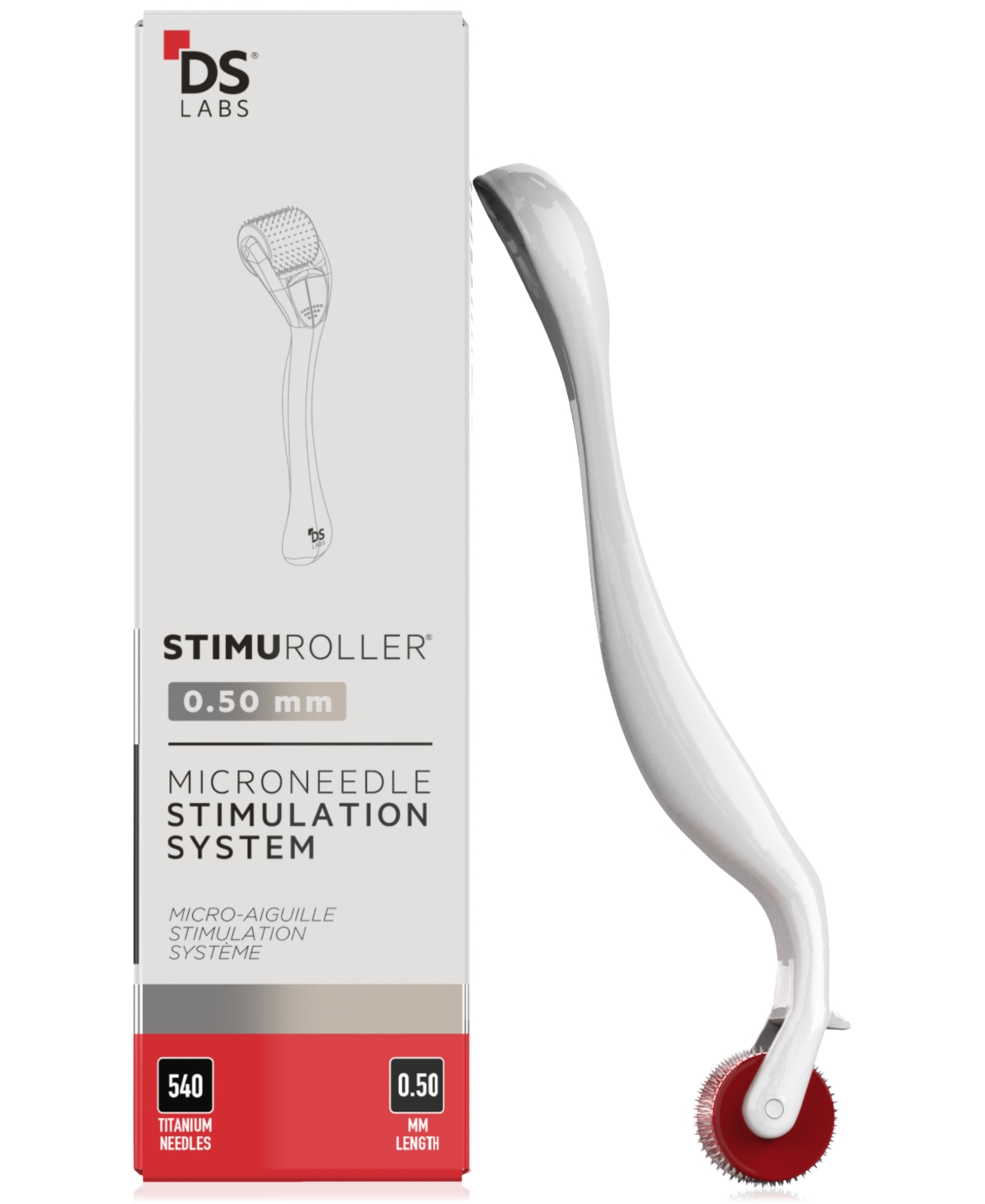 StimuROLLER Microneedle Hair Follicle Stimulation System, 0.5 mm