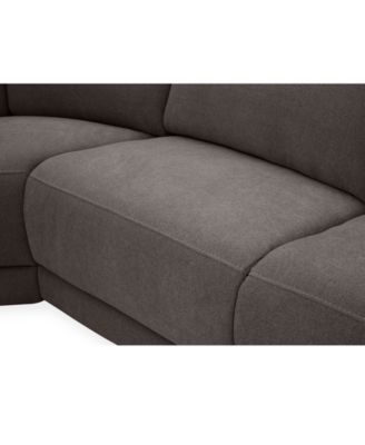 Kristyan 6-Pc. Fabric Sectional with 3 Power Motion Chairs, Exclusively at Macy's