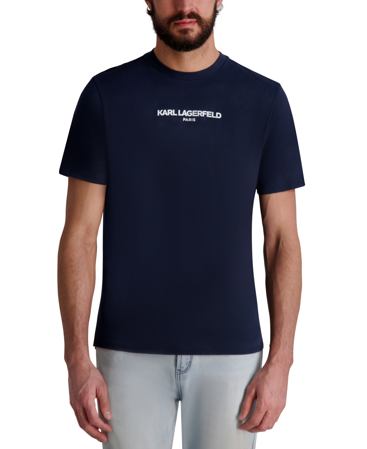 Men's Core Short Sleeve Crewneck Logo T-Shirt - Navy blazer