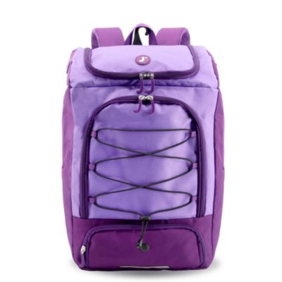 Athlete Backpack with Shoe Compartment Bat Holders and Night Visibility