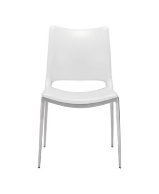 Upholstered Faux Leather Dining Chairs Set of 2 Open Back Side Chairs for Home