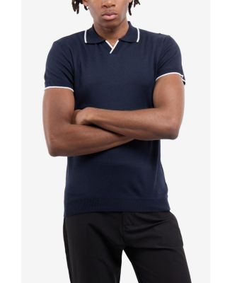 Men's SPRING + MERCER Johnny Collar Short Sleeve Sweater Polo