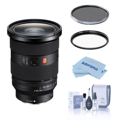 FE 24-70mm f/2.8 GM Lens, Bundle with Tiffen 82mm UV and CPL Filters