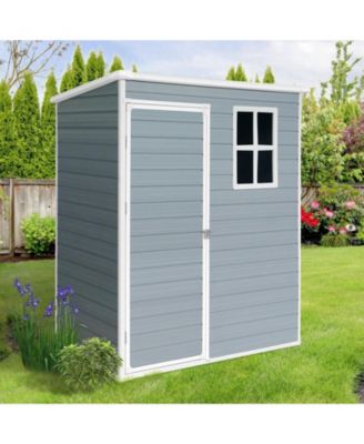 5x3ft Resin Outdoor Storage Shed Kit-Perfect to Store Patio Furniture