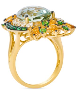 Multi-Gemstone Statement Ring (10-3/8 ct. t.w.) in 14k Yellow Gold