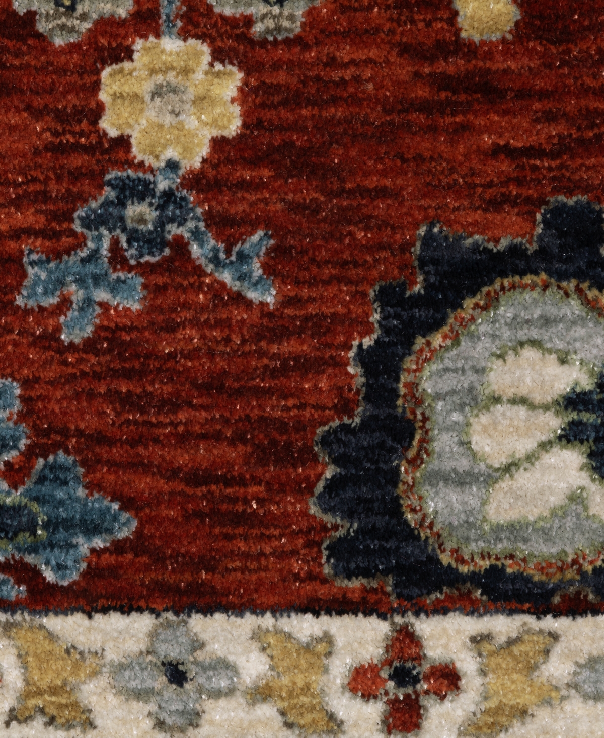 Oriental Weavers Eliana Eli12 7'10"x10'10" Area Rug In Red