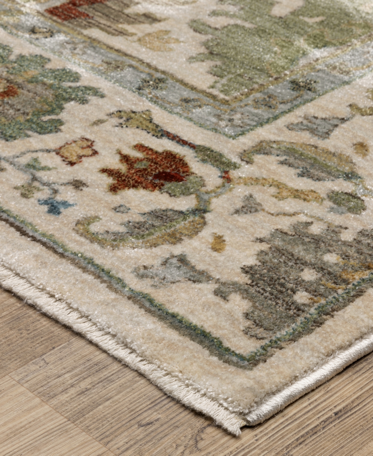 Oriental Weavers Eliana Eli10 3'3''x5' Area Rug In White