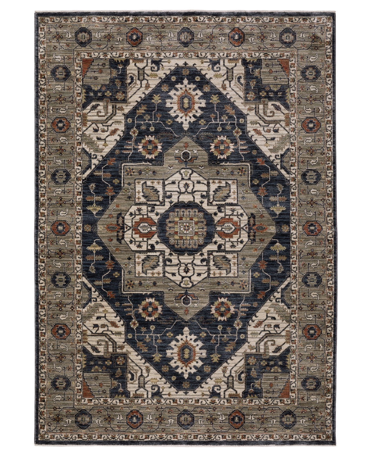 Oriental Weavers Eliana Eli07 2'3''x7'6'' Runner Area Rug In Brown