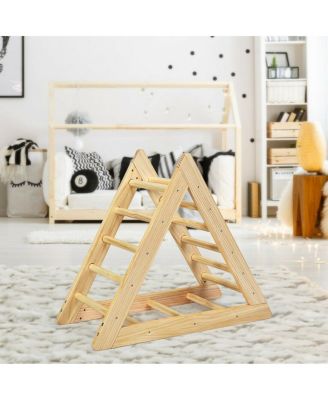Wooden Triangle Climber for Toddler Step Training