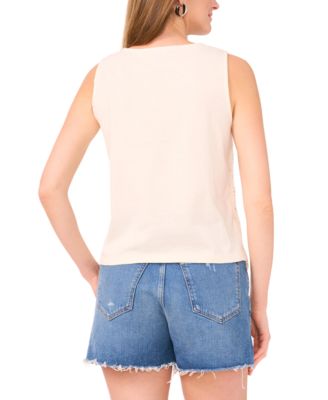 Women's Crochet Scallop Hem Tank