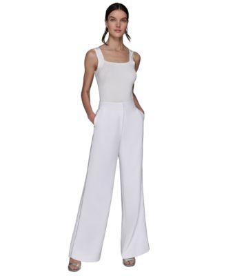 Women's Rhinestone Embellished-Side-Seam Pants 