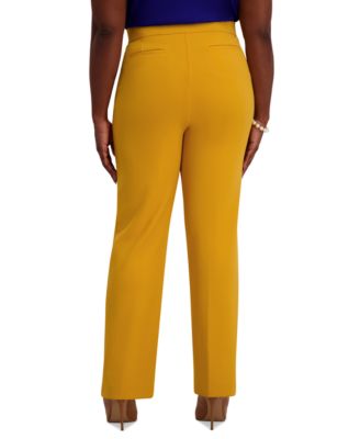 High-Rise Pull-On Rivet Pants, Regular & Plus 