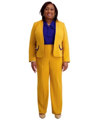 Framed Collarless Jacket, Regular & Plus 