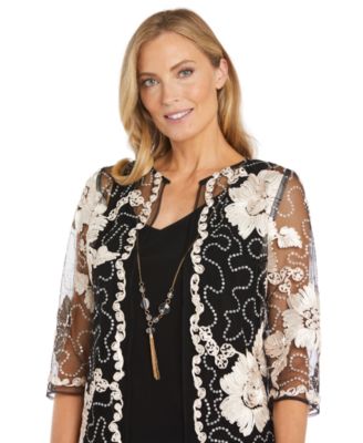 Petite Jacket, Top and Pants 3-Piece Set