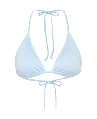 Women's Shimmer Triangle Bikini Swimsuit Top Bra Sizing