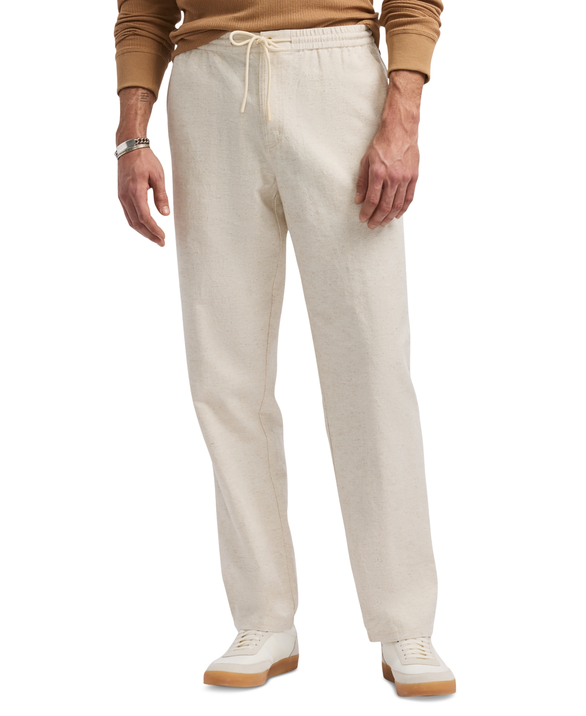 Men's Pilsen Straight Leg Pull-On Drawstring Pants - Milk