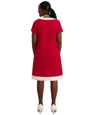 Women's Cap-Sleeve Framed Dress, Regular & Plus Sizes
