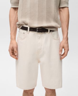 Men's Oversized Cotton Bermuda Shorts