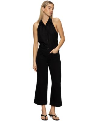 Sanctuary - Women's Soft Marine Cotton Cropped Pants