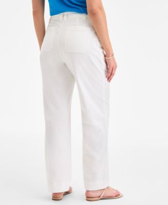 Women's Braided-Trim Cargo Pants, Exclusively at Macy's
